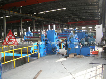 Steel Coil Slitting Line Uncoiling Leveling Cutting Fully Auto PLC Controlled