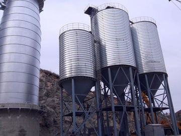 Good Sealing Bolting Spiral Steel Silo / Wheat Small Grain Storage Bins