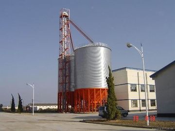 500 1000 10000 Ton Metal Grain Bin / Farm Feed Corrugated Grain Silo